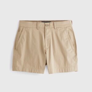 Men's Tan Shorts Abercrombie and Fitch